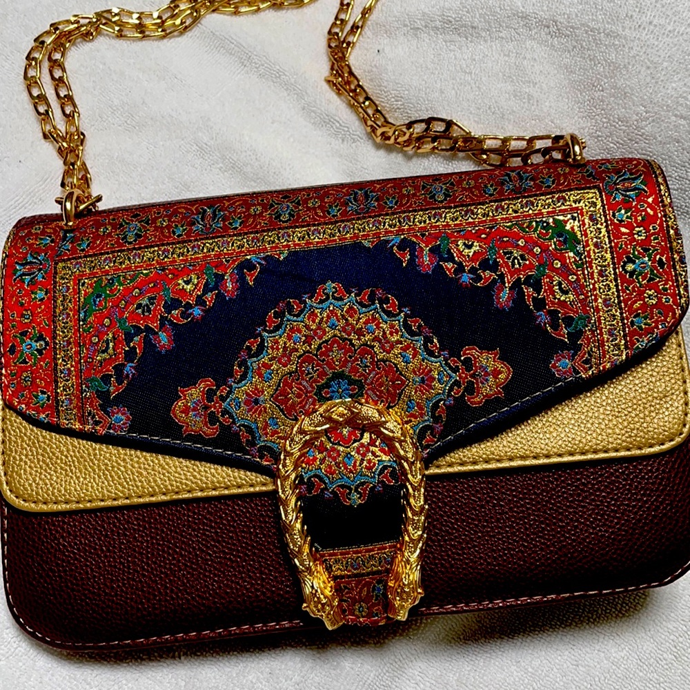 This beautiful bag was handmade in turkey